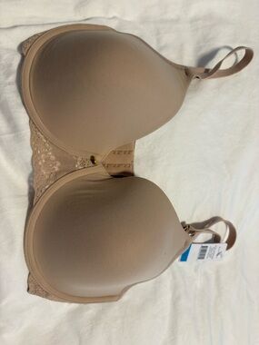 Natori Bliss Perfection  Nude T-Shirt Bra with Lace Trim